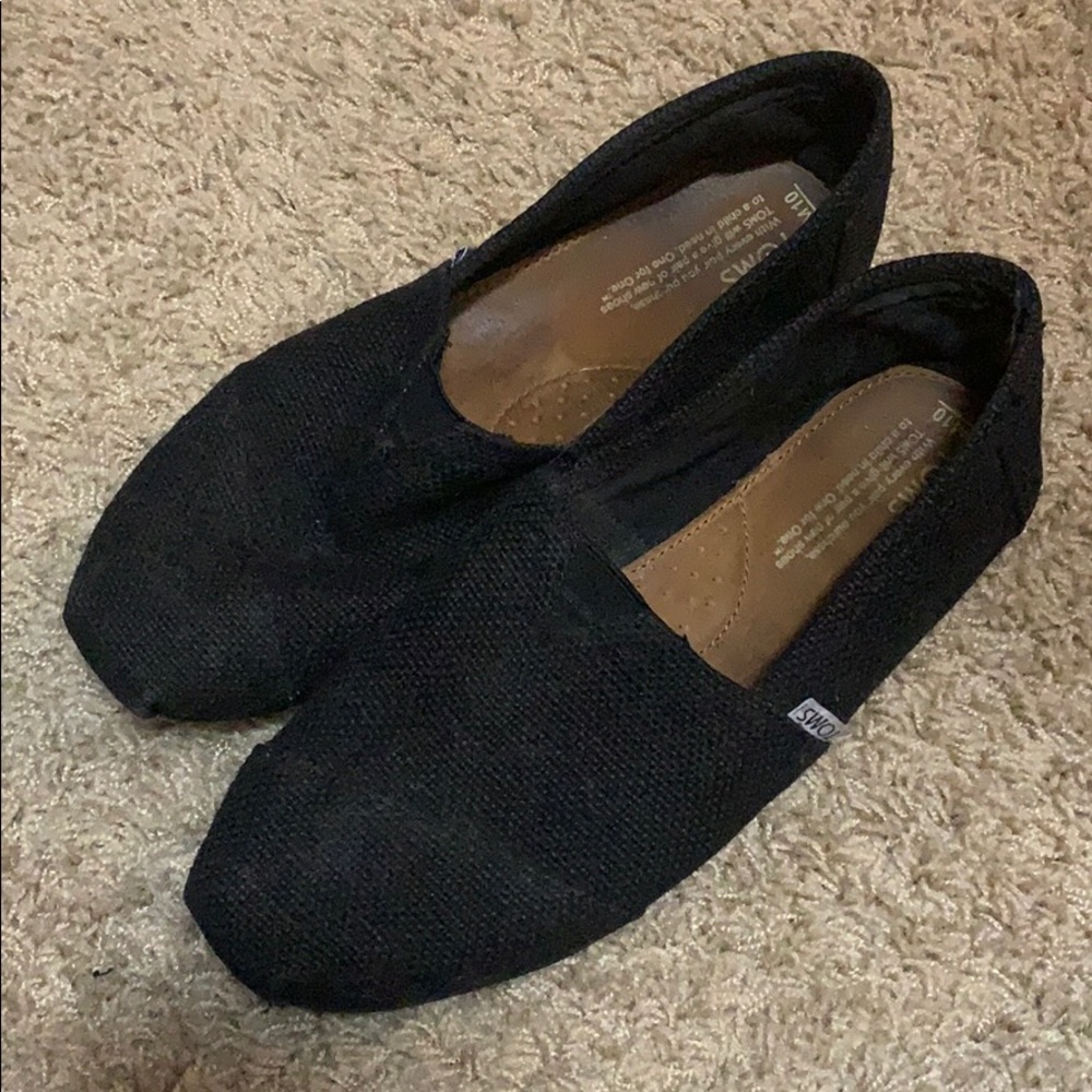 Black Tom shoes size 10